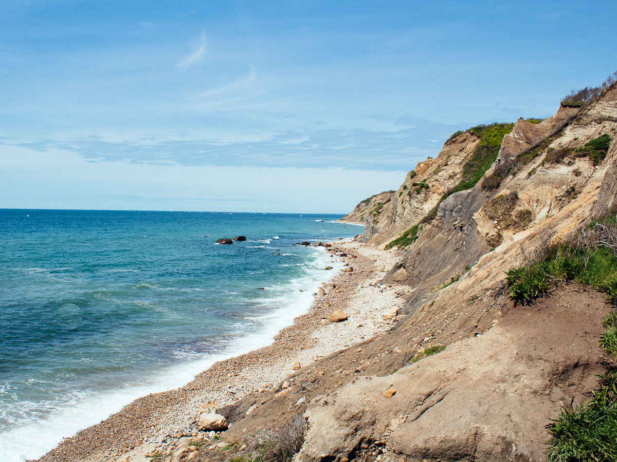 Cliff on Block Island