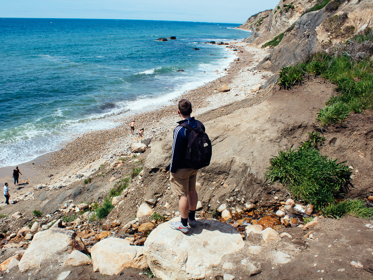 Cliff on Block Island