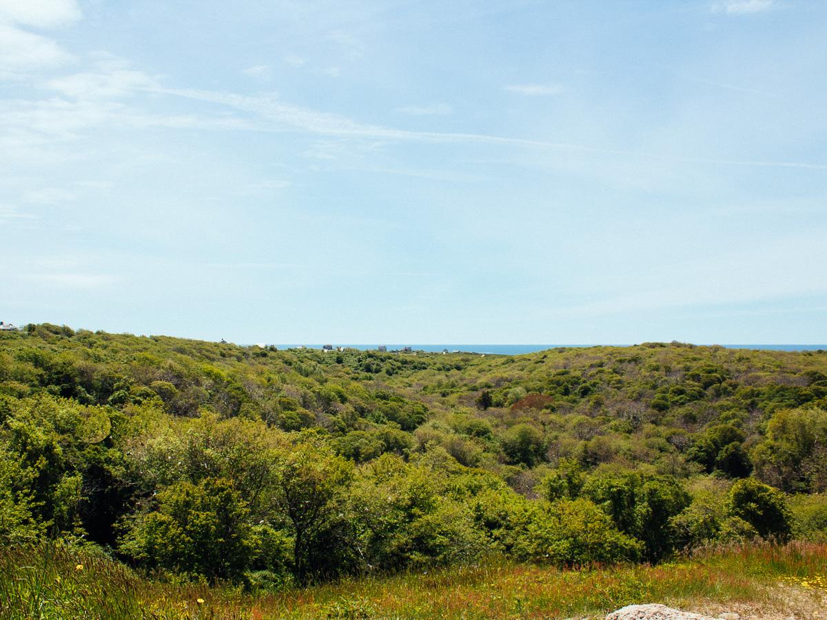 The ocean on Block Island