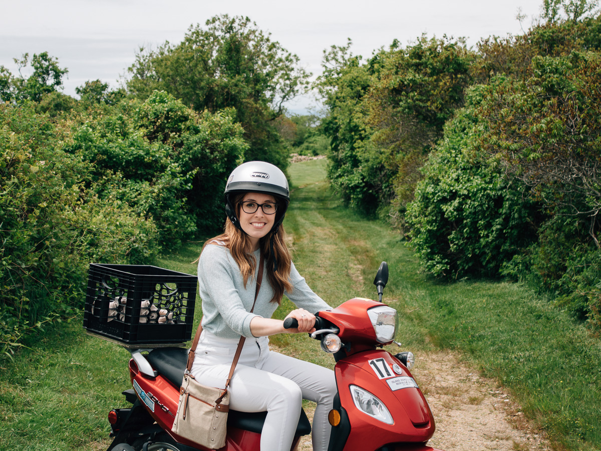 Moped on Block Island