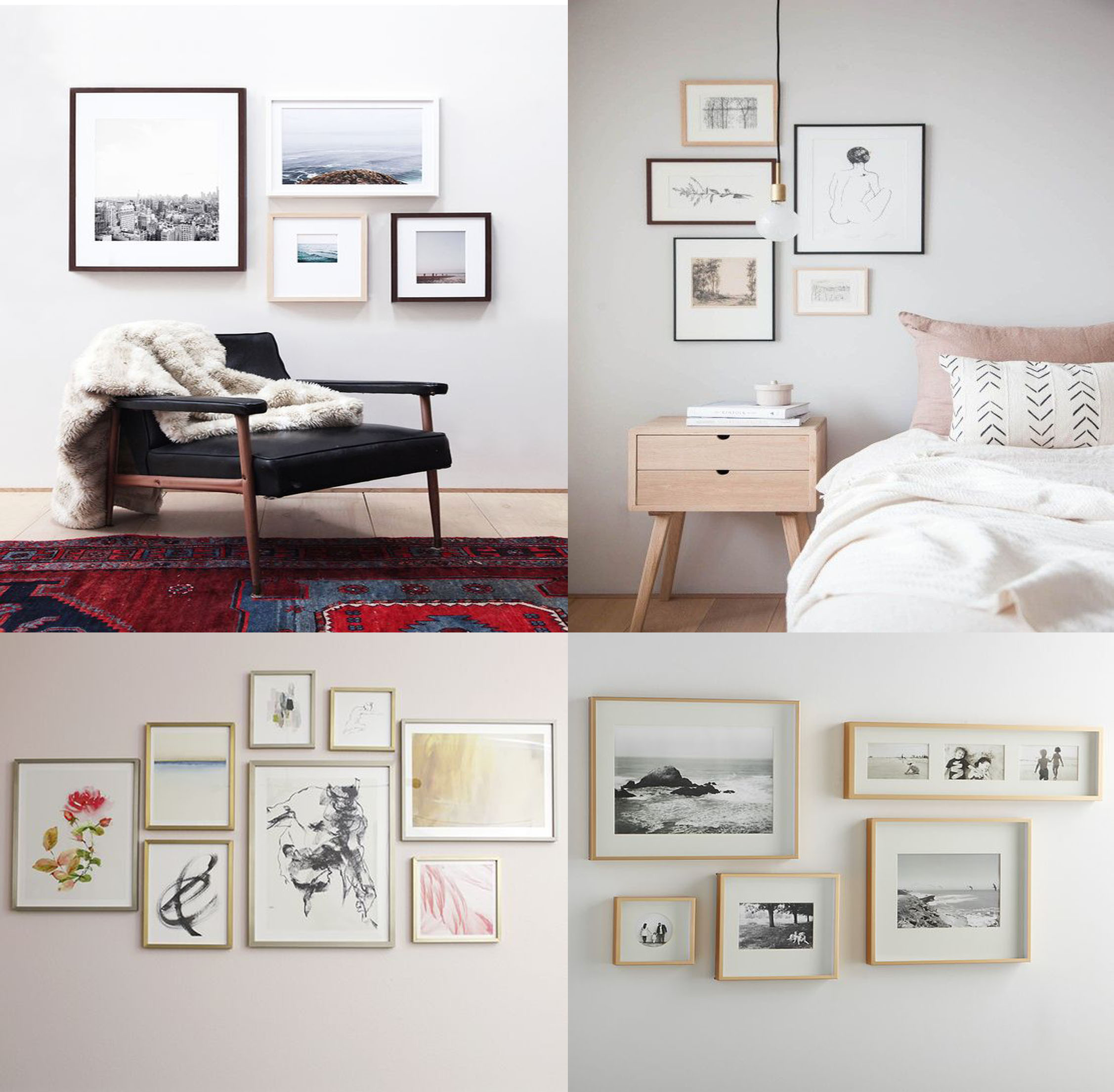 The Lavender Daily - Gallery Wall Inspiration 
