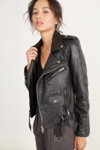 Amour Vert Classic Biker Jacket 