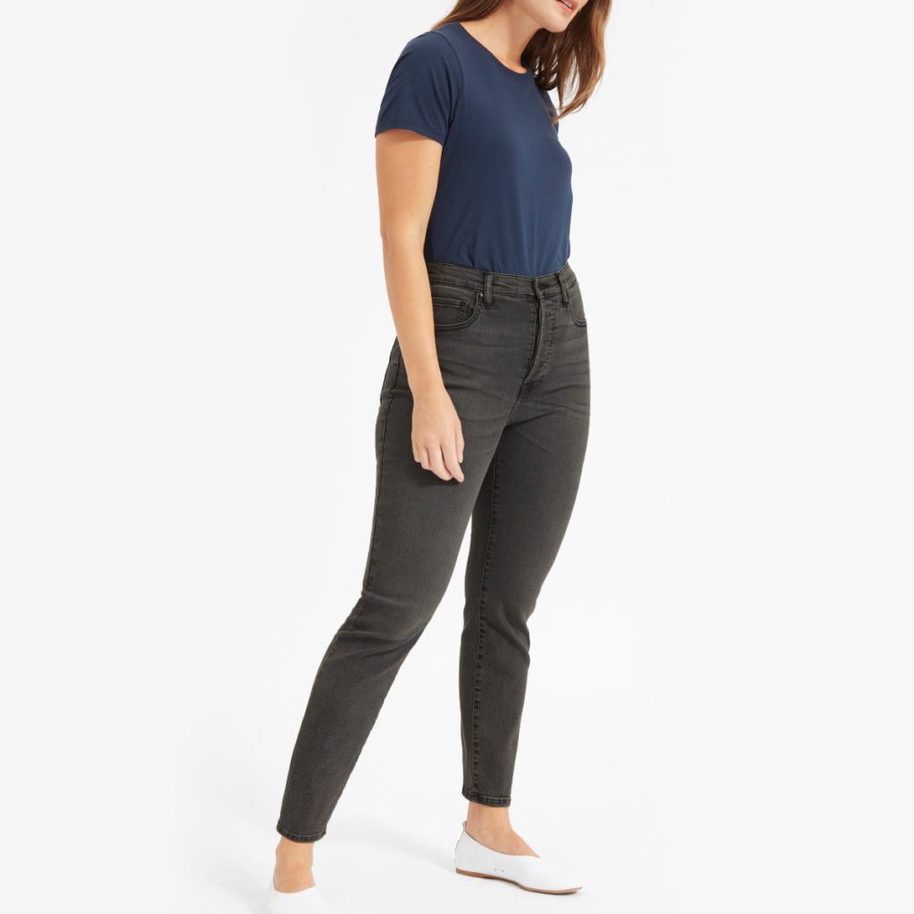 Everlane  Authentic Stretch High-Rise Cigarette Jean 