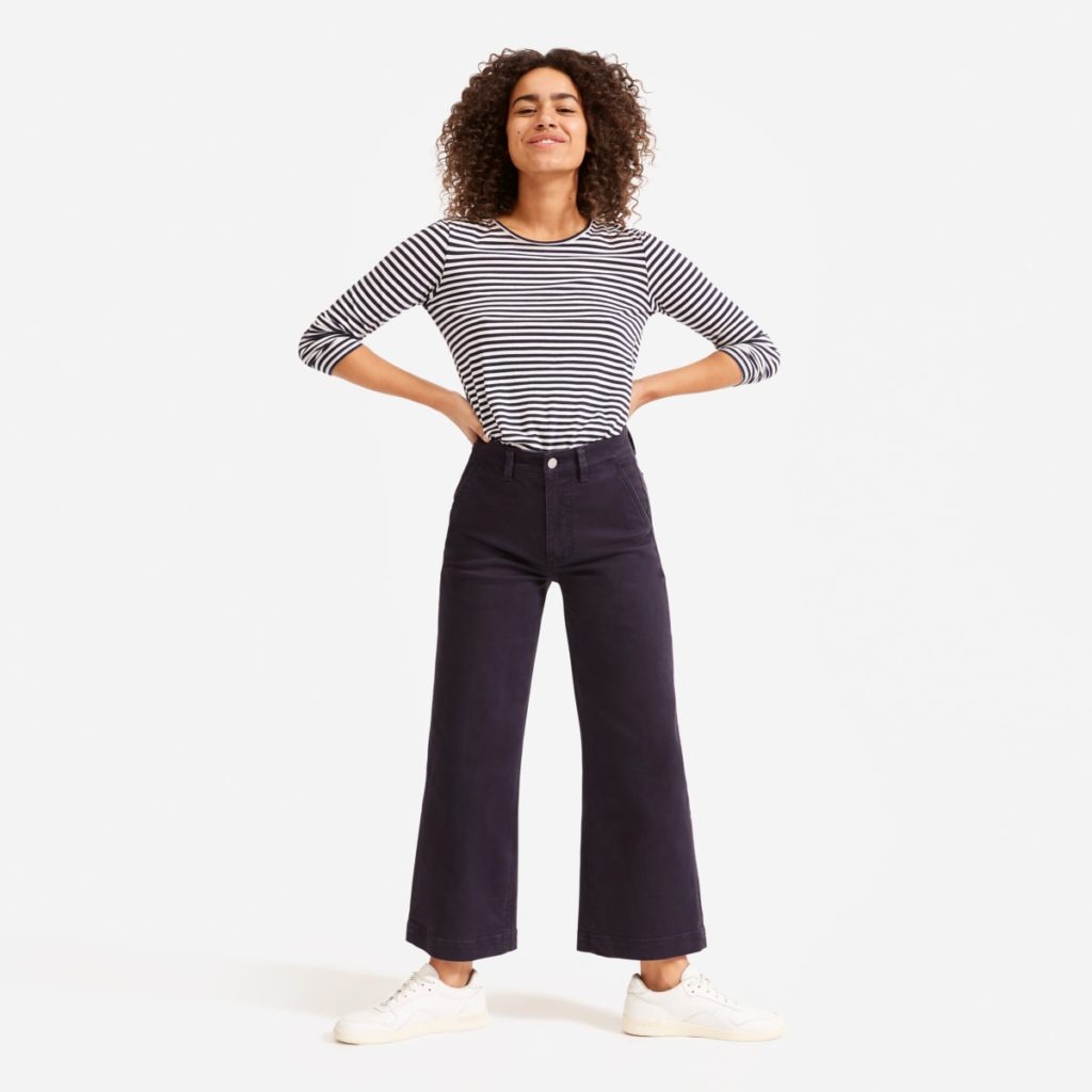 Everlane - The Wide Leg Cropped Pant