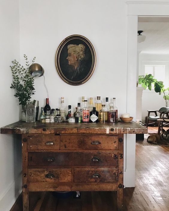 The Lavender Daily - Inspiration for a Scandinavia Bar Cabinet 